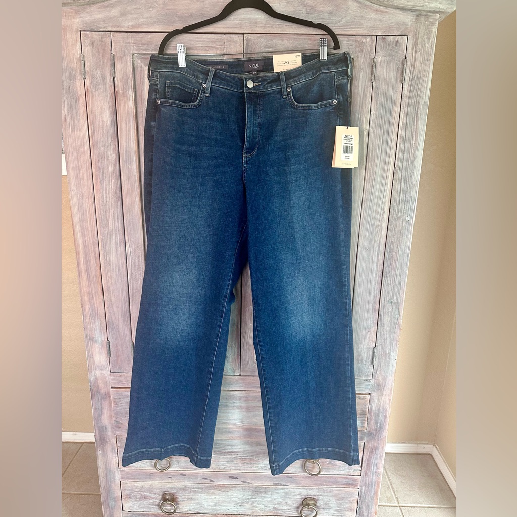 Nwt - Nydj Theresa Wide Leg Jeans